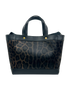 Bucket Animal Print, 295&euro;, Bolso, Marrón/Negro, Planta - Lino, Vista trasera